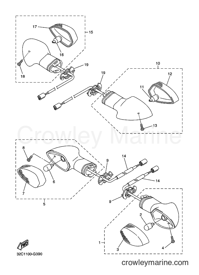 2013 Dirt Bike WR250R - WR250R (2CF3) [010] - FLASHER LIGHT