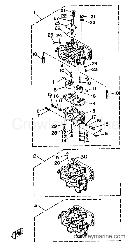 Yamaha Motors PROV150LF - CARBURETOR