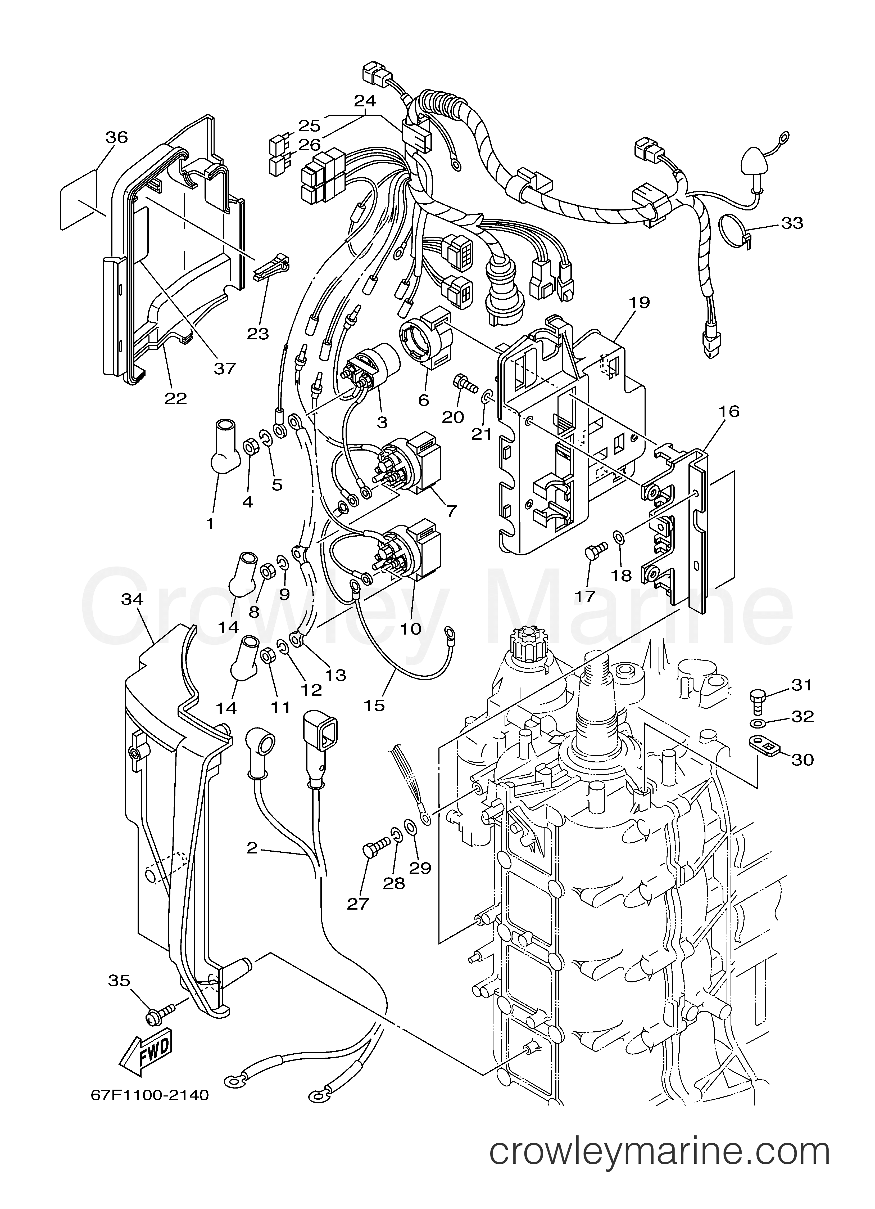 Yamaha Motors F75TLRB - ELECTRICAL 2