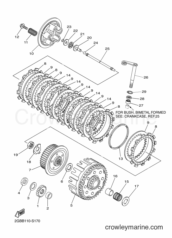 2017 Dirt Bike WR250F - WR250F (2GBD) [010] - CLUTCH