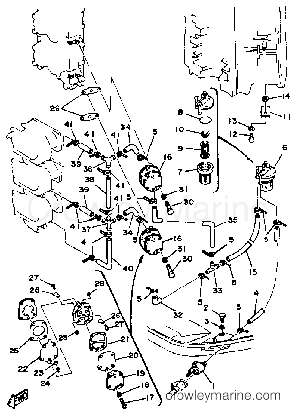 Yamaha Motors 200ETXN - FUEL SYSTEM