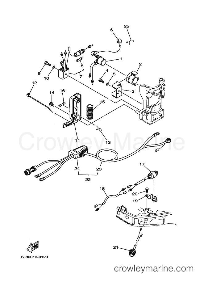 Yamaha Motors 30ERZ (6J80) [150] - ELECTRICAL 3