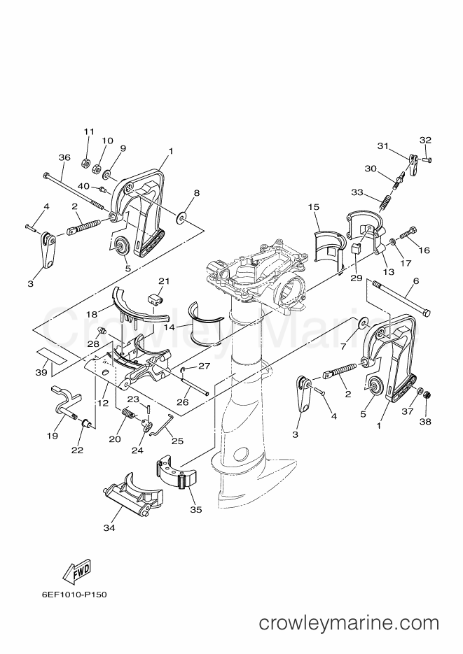Yamaha Motors F2BMHS (6EF1) [020] - BRACKET