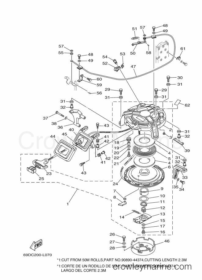 Yamaha Motors E60HMHDX (69DC) [240] - STARTER