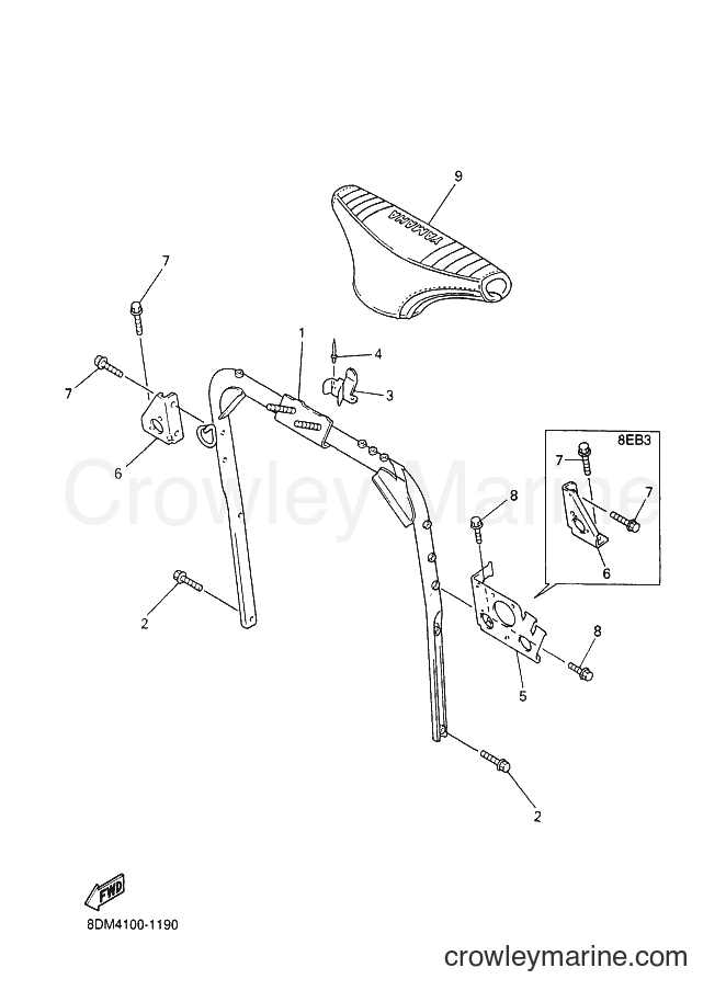 Yamaha Motors VT600 (8EB3) [030] - STEERING GATE