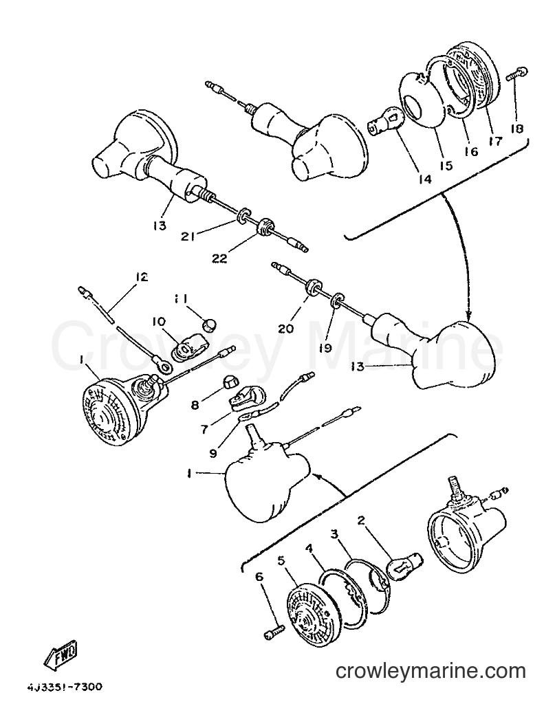 1987 Dirt Bike DT125-MX - DT125-MX (4J3) [999] - FLASHER LIGHT