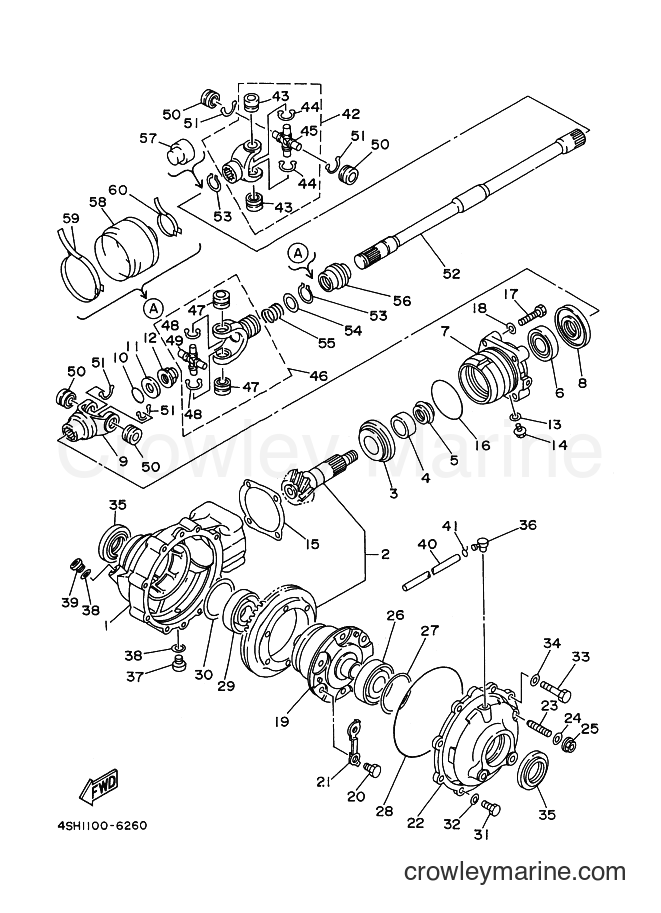 1998 ATV YFM400FW - YFM400FW (4SHC) [010] - FRONT DIFFERENTIAL