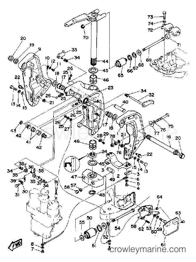 Yamaha Motors L130ETXDA - BRACKET