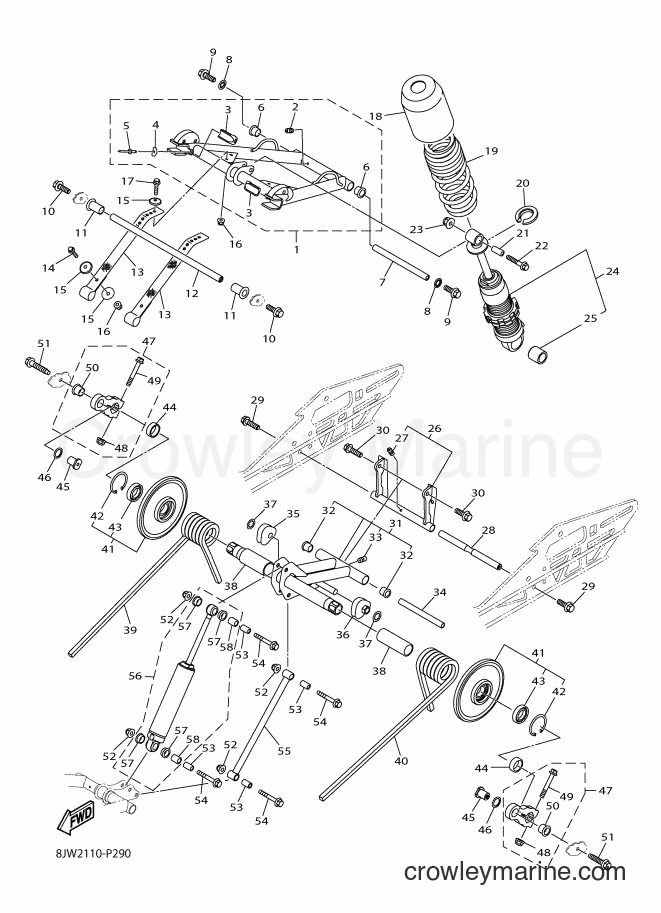 2015 Snowmobile SRV10RS - SRV10RS (8JW2) [010] - TRACK SUSPENSION 2