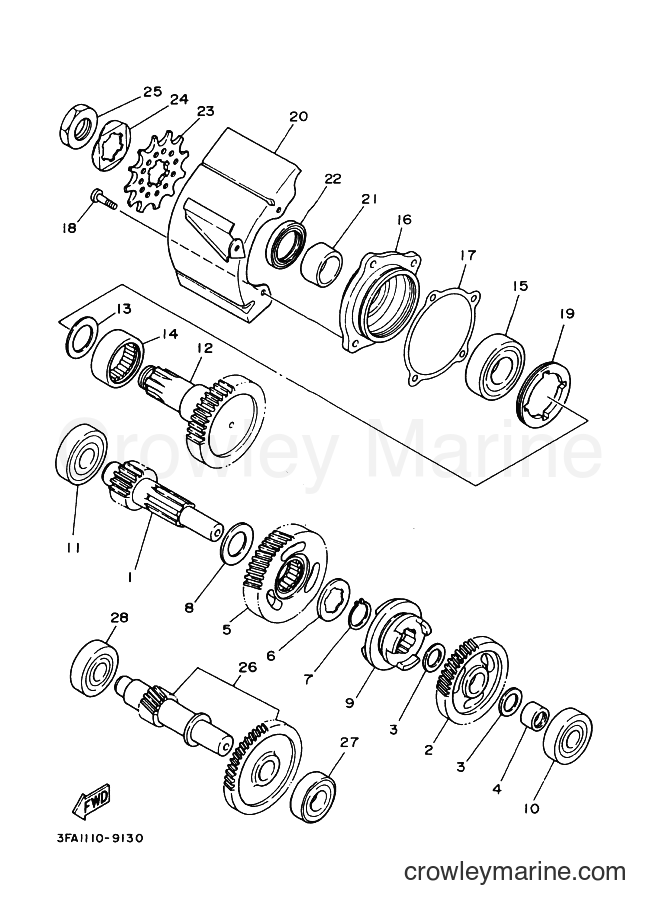 Yamaha Motors YFA1 (3FA8) [999] - TRANSMISSION