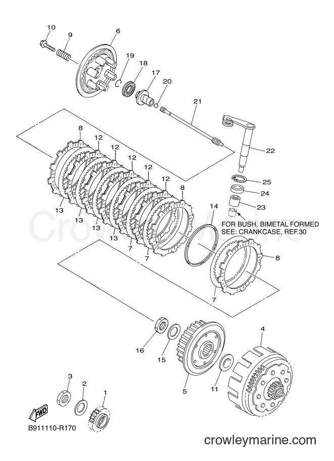 2018 Dirt Bike WR450F - WR450F (2GCB) [010] - CLUTCH