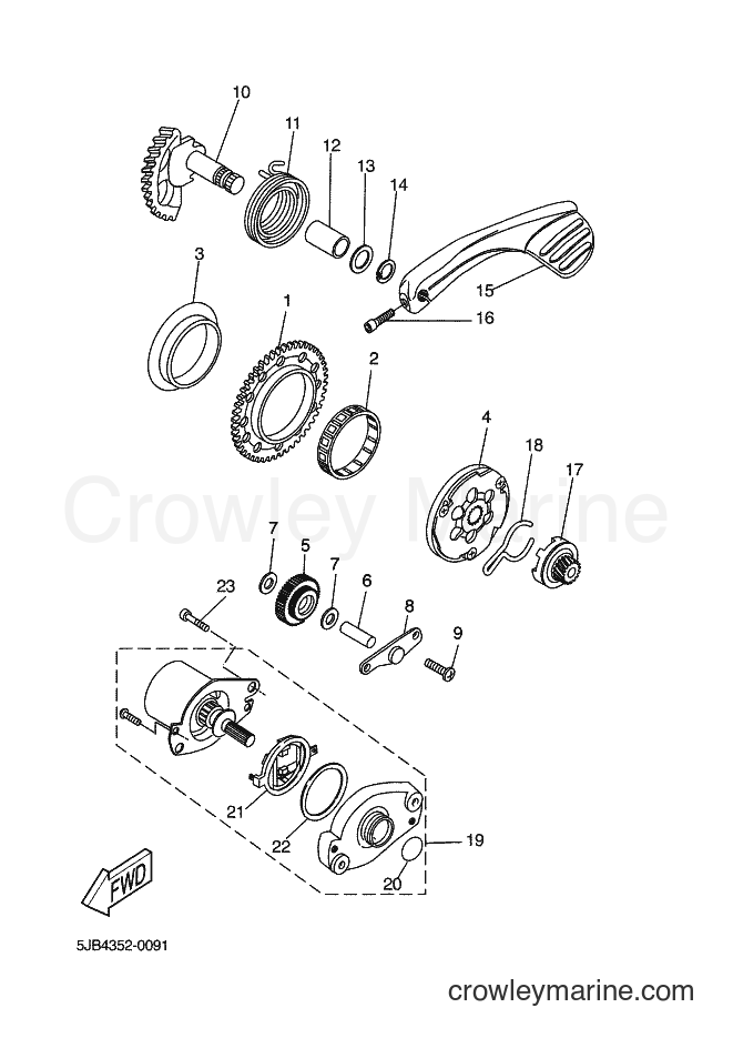 Yamaha Motors YH50 (5UB6) [050] - STARTER