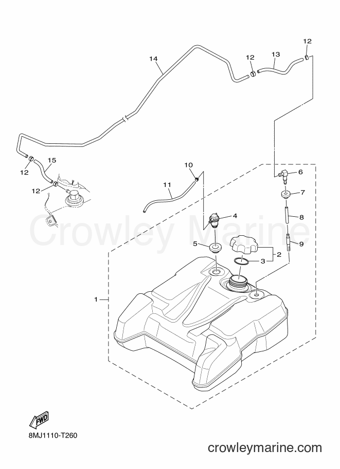 2018 Snowmobile SRN10D - SRN10D (8MU1) [010] - FUEL TANK 2