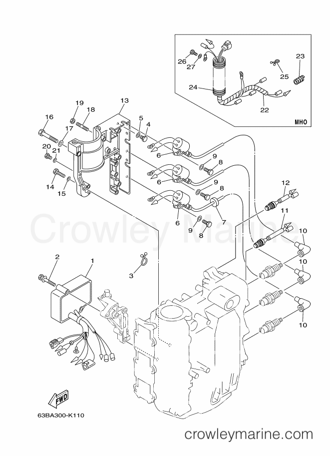 Yamaha Motors 40VEOS (63CB) [170] - ELECTRICAL 1
