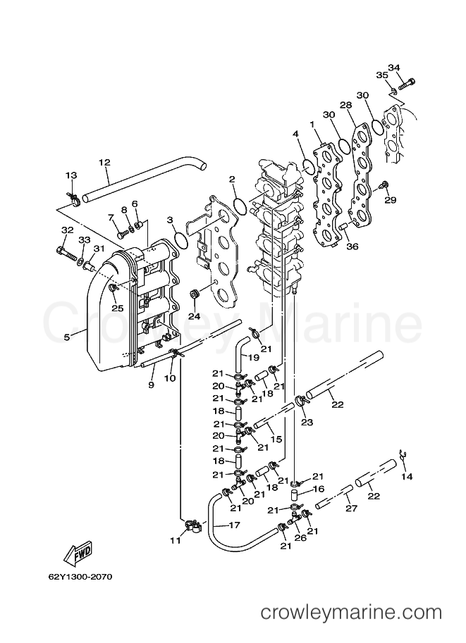 Yamaha Motors F50A (62Y1) [090] - INTAKE 2