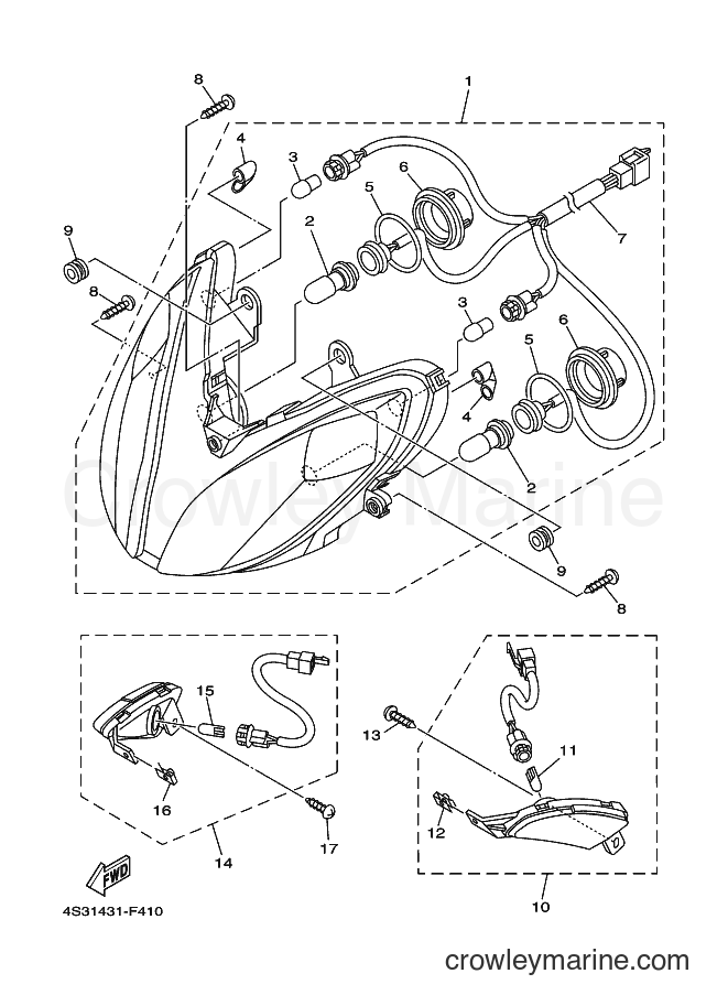 2007 Dirt Bike JT135 - JT135 (4S32) [010] - HEADLIGHT