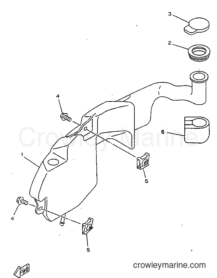 1997 Scooter YN50 - YN50 (5BV1) [999] - OIL TANK