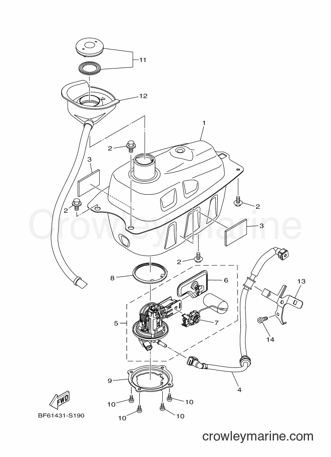 Yamaha Motors GDR155-R (BF62) [010] - FUEL TANK