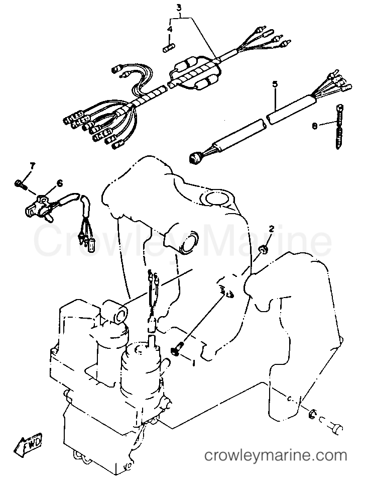 Yamaha Motors P200TLRR - BRACKET 2