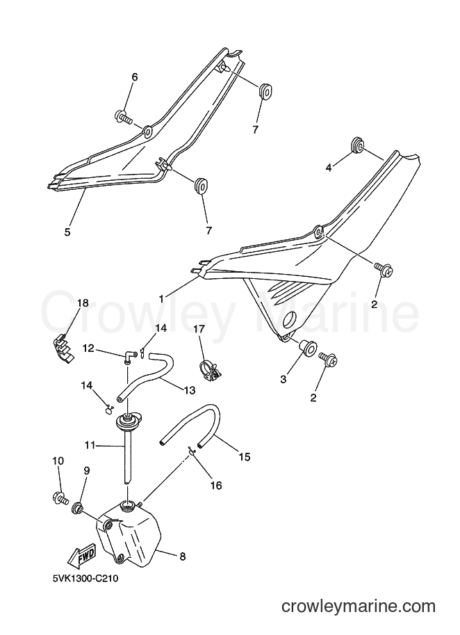 2011 Dirt Bike XT660R - XT660R (5VKG) [090] - SIDE COVER