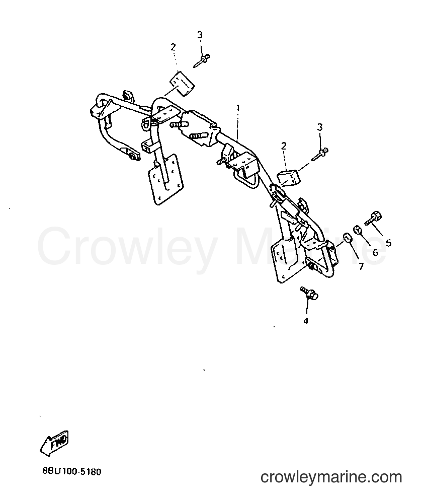 Yamaha Motors VX800 (8BU1) [999] - STEERING GATE