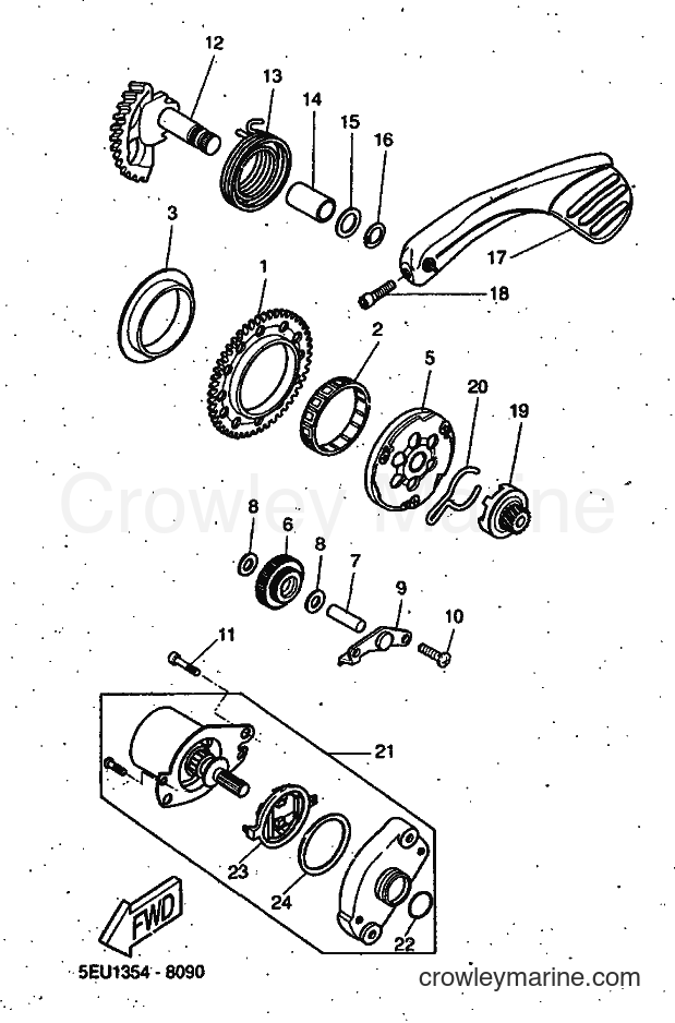 1999 Scooter YH50 - YH50 (5JB1) [010] - STARTER