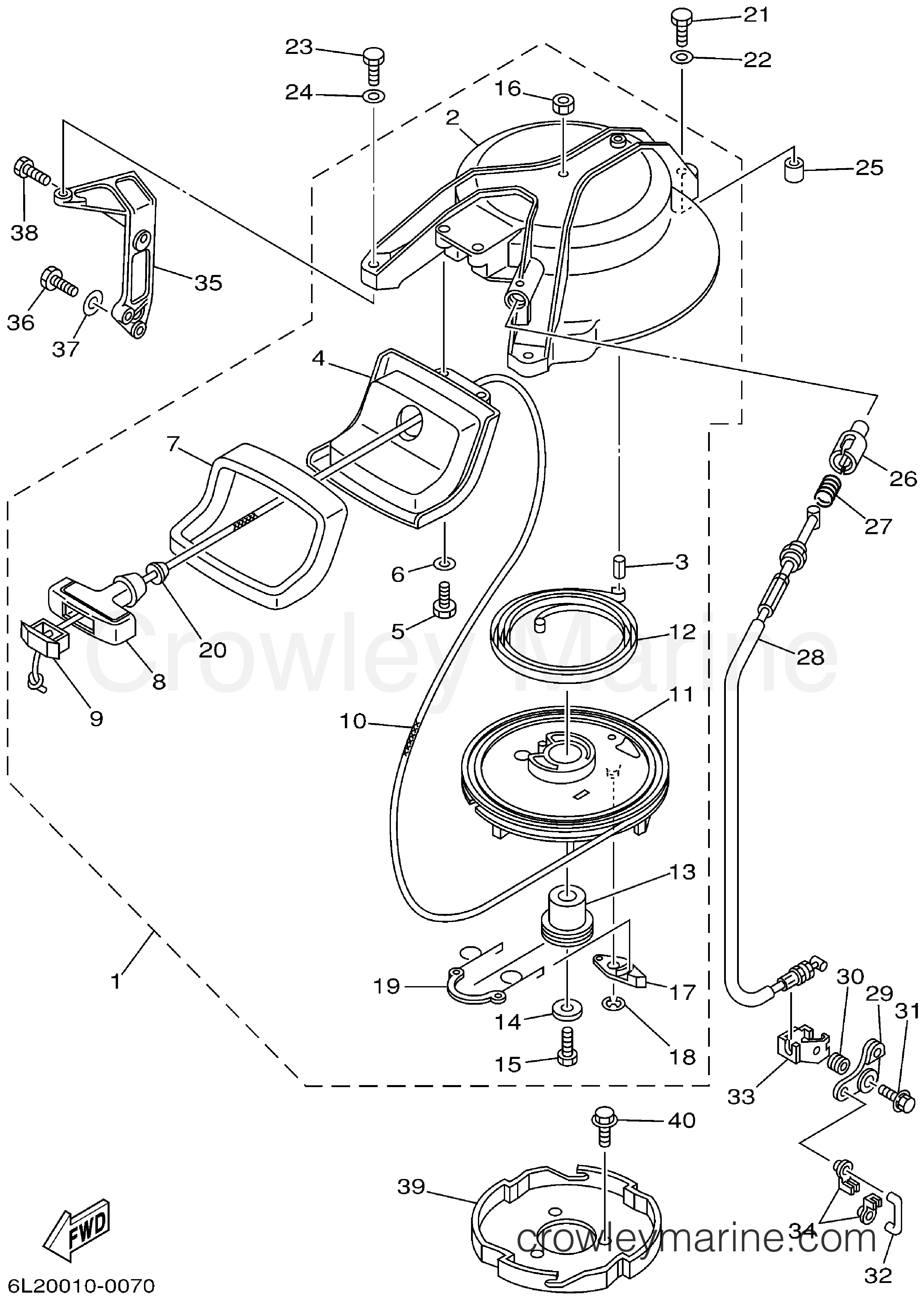 Yamaha Motors 25MSHA - STARTER