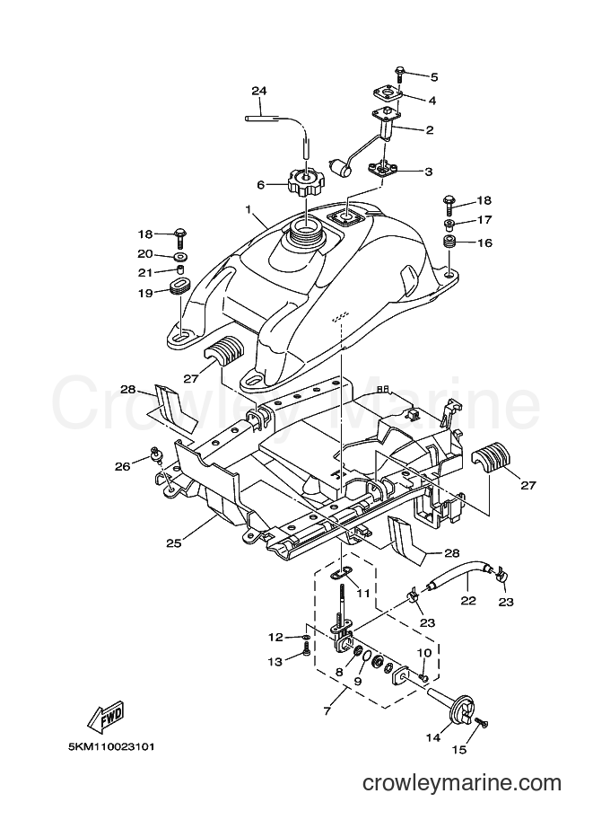 2002 ATV YFM660FWA - YFM660FWA (5KM3) [010] - FUEL TANK