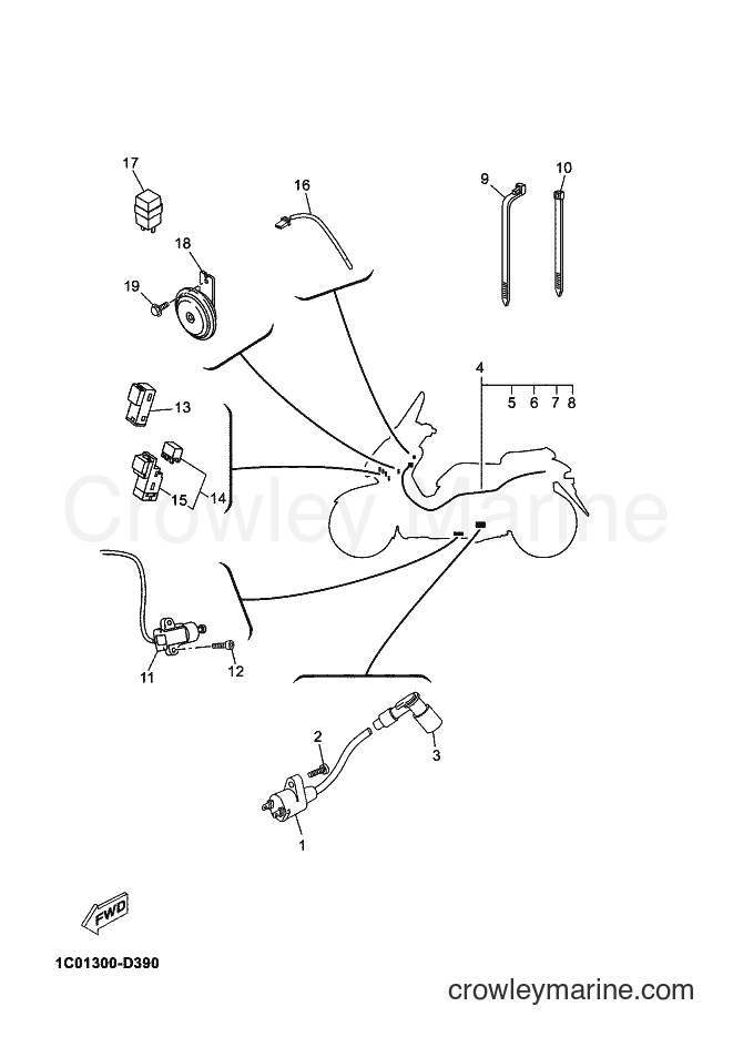 Yamaha Motors YP250R (1C01) [040] - ELECTRICAL 2