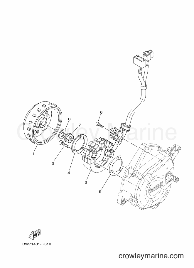 Yamaha Motors T115FS-5 (BW72) [010] - GENERATOR