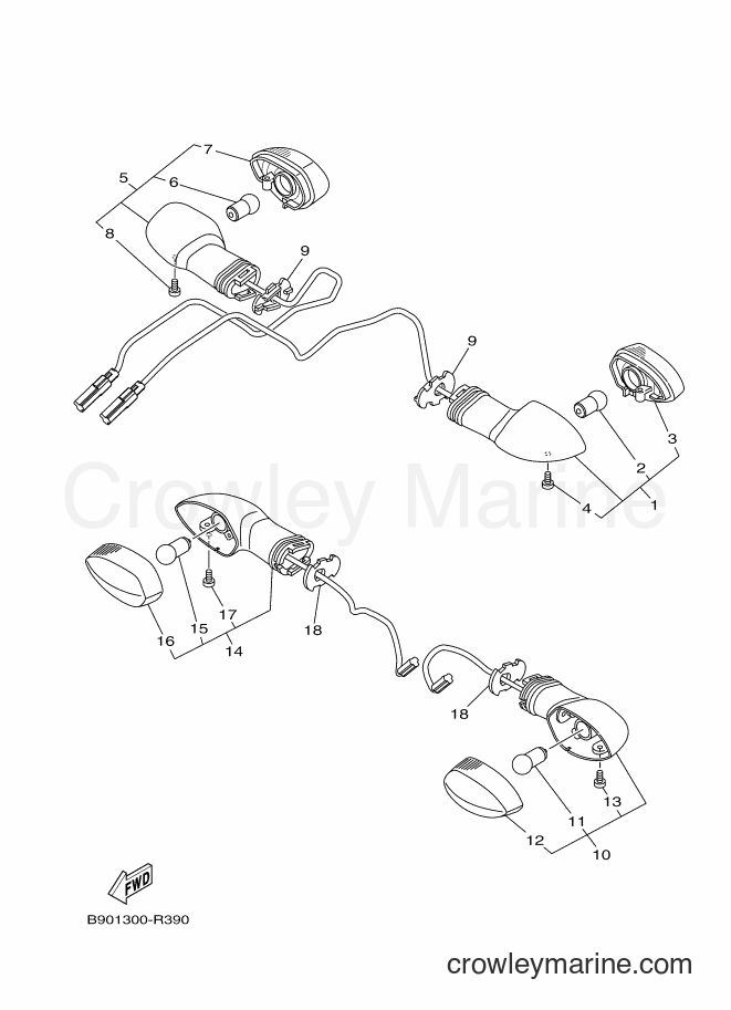 2016 Street Bike MTM850 - MTM850 (B90B) [010] - FLASHER LIGHT