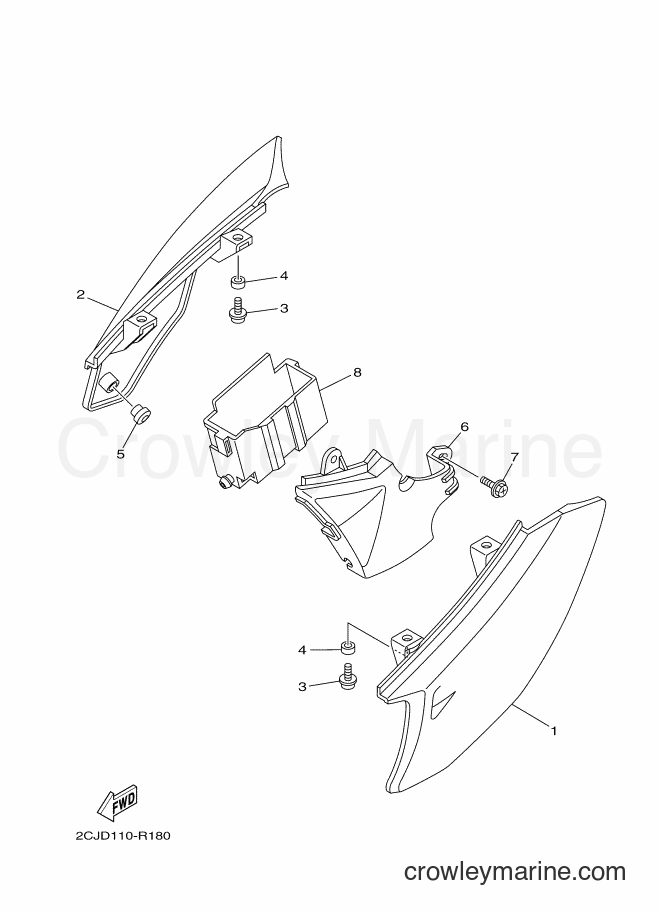 2018 Dirt Bike TT-R50E - TT-R50E (2CJN) [010] - SIDE COVER