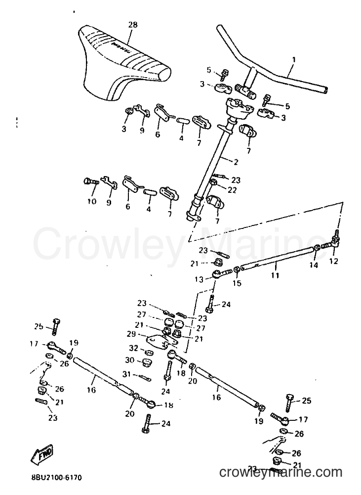Yamaha Motors VX800ST (8BT2) [999] - STEERING