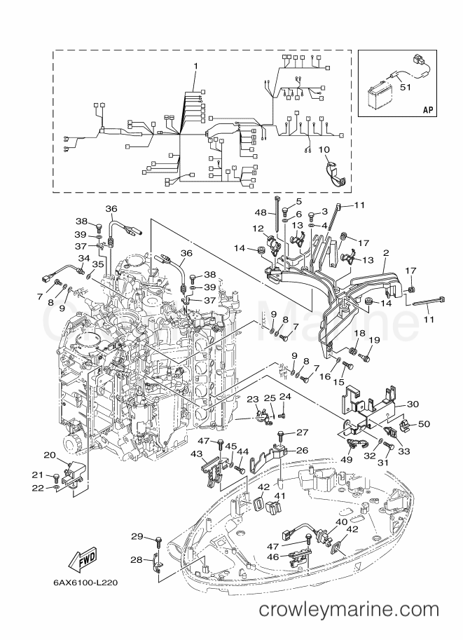 Yamaha Motors LF350CB (6AX6) [260] - ELECTRICAL 5