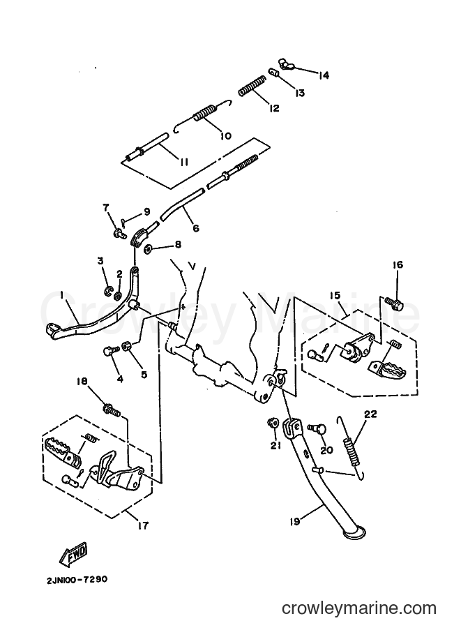 1988 Dirt Bike BW350 - BW350 (2JN0) [010] - GENERATOR
