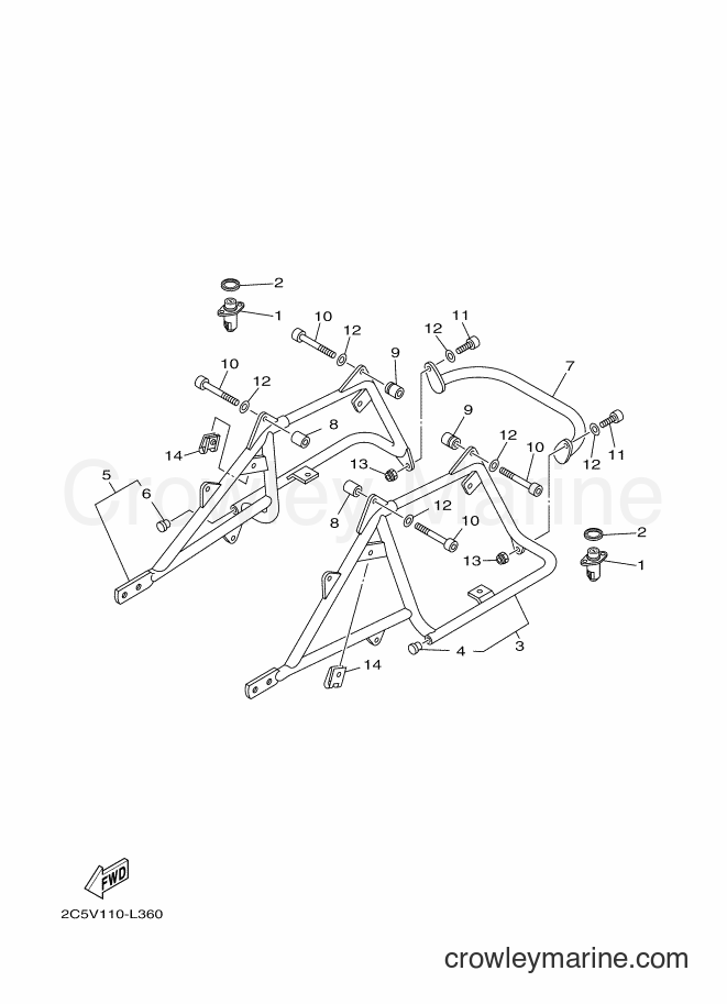 Yamaha Motors XV1900CFD (2C5X) [020] - SADDLEBAG 1