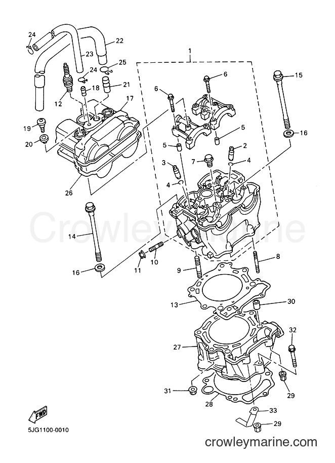 2002 Dirt Bike YZ426F - YZ426F (5SF2) [090] - CYLINDER
