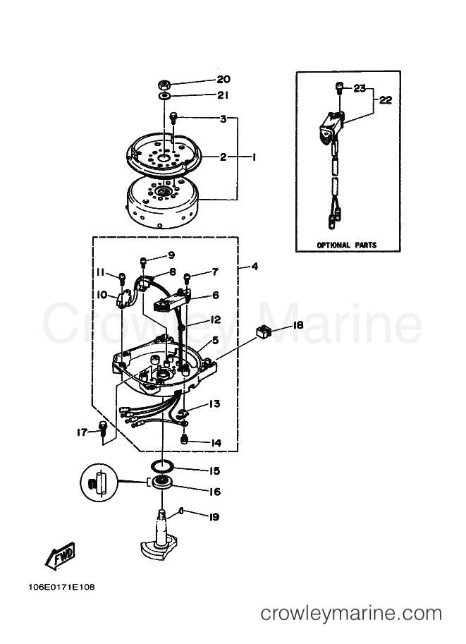Yamaha Motors 4AC (6E0) [040] - GENERATOR
