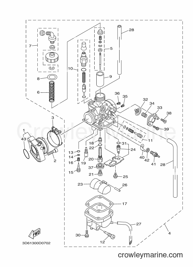 2005 Dirt Bike XT125X - XT125X (3D62) [010] - CARBURETOR