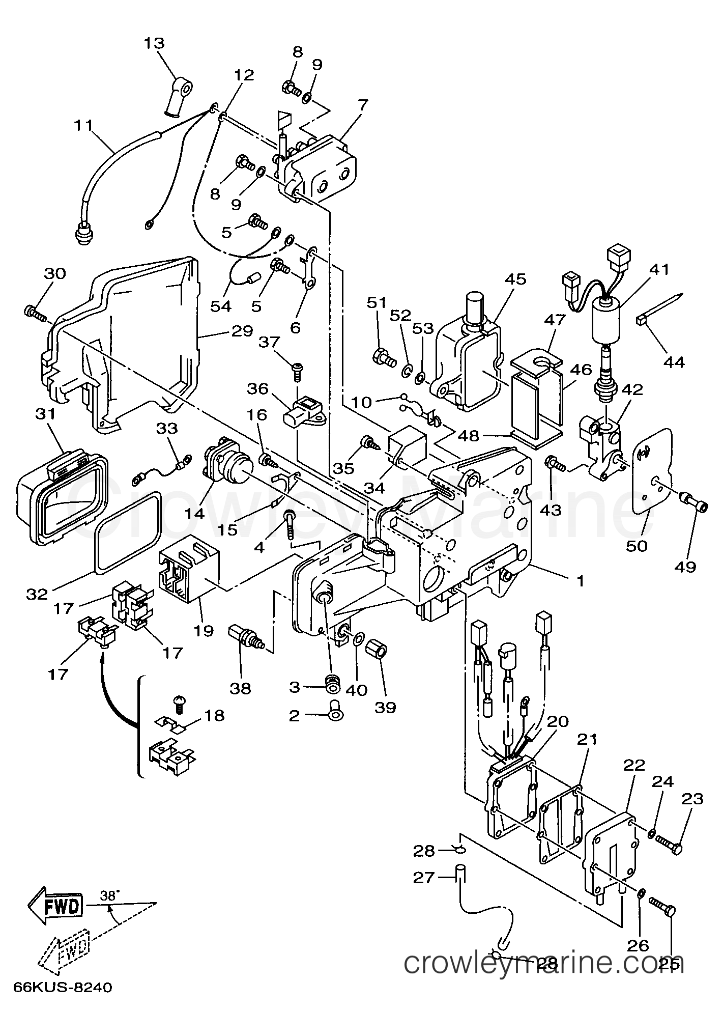 Yamaha Motors V225TLRW - ELECTRICAL 3