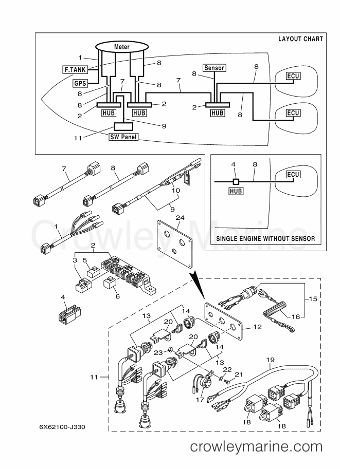 Yamaha Motors COMMAND LINK PLUS (6Y91) [020] - DIGITAL NETWORK GAUGE 2