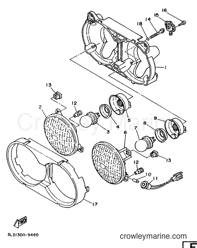 Yamaha Motors XTZ750 (3TD1) [999] - ALTERNATE