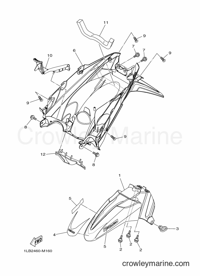 2013 Scooter AL125FC - AL125FC (1LB2) [010] - FENDER