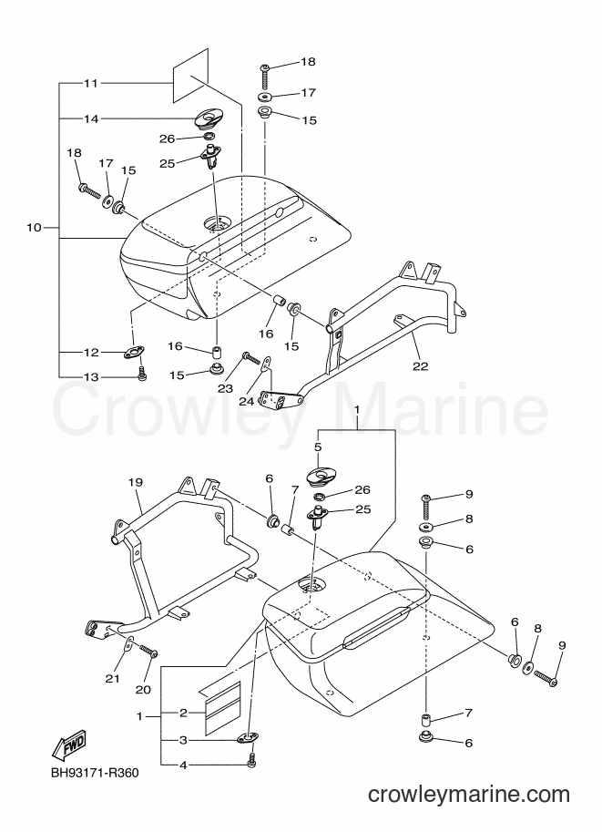Yamaha Motors XVS1300CT (BH93) [020] - SADDLEBAG