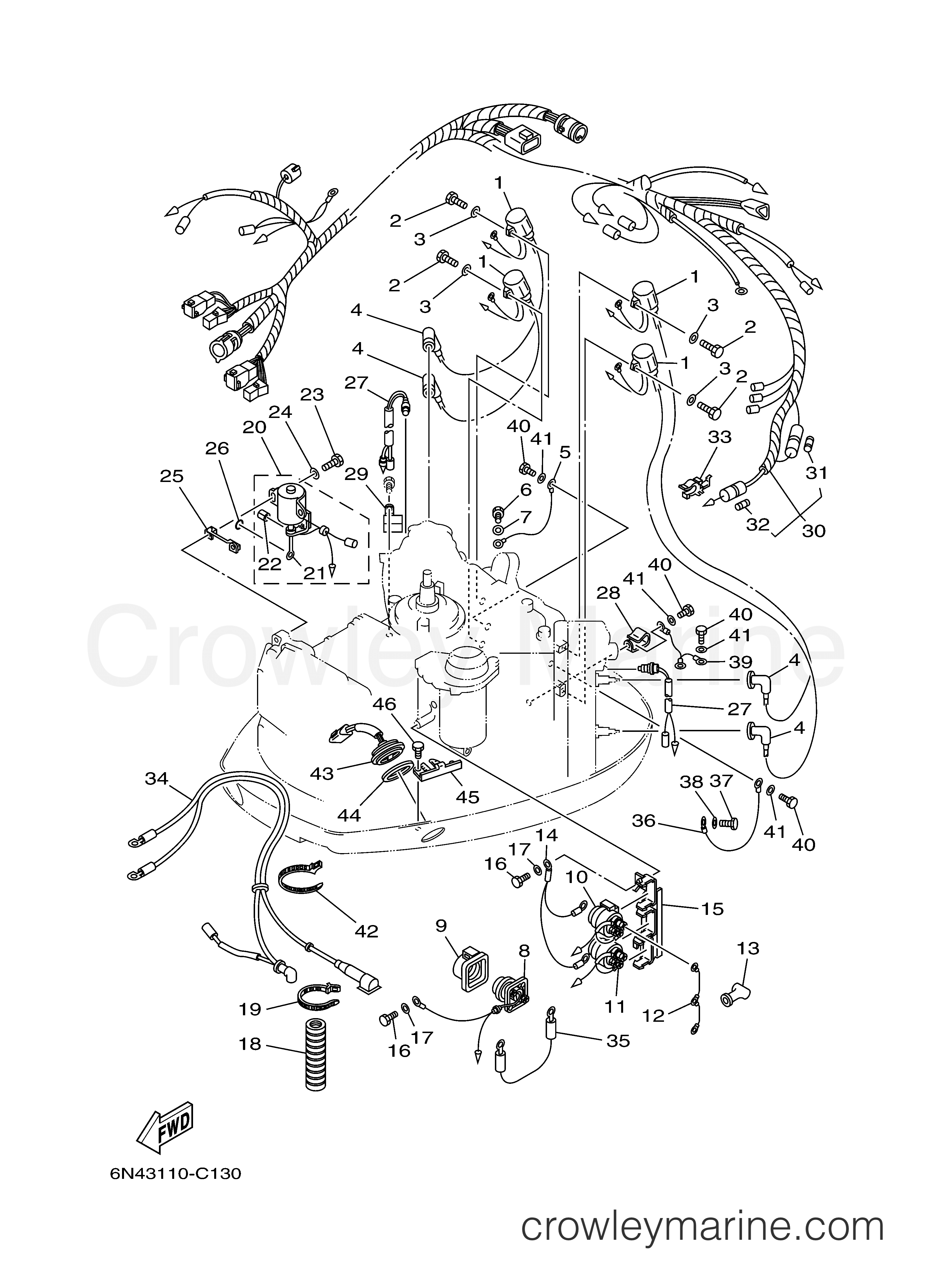 Yamaha Motors 115TLRD - ELECTRICAL 2