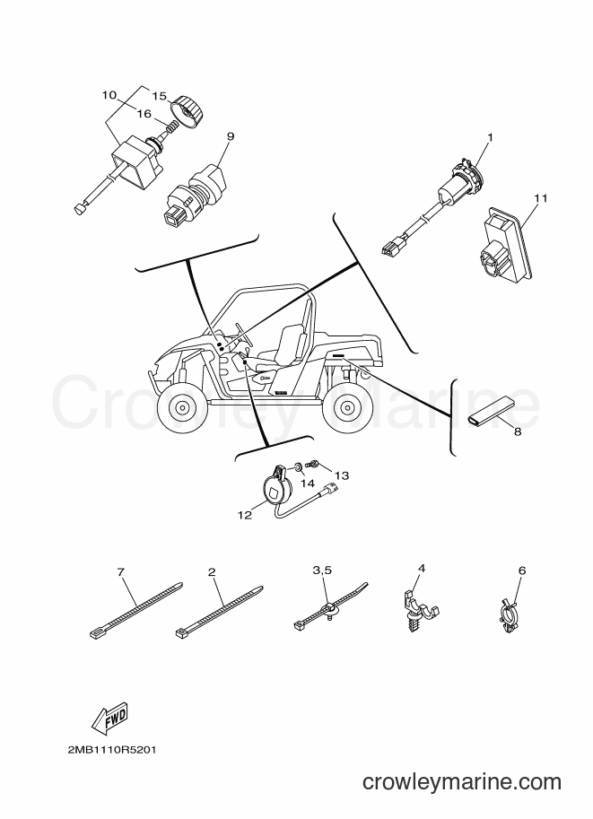Yamaha Motors YXE700E (BN41) [010] - ELECTRICAL 2