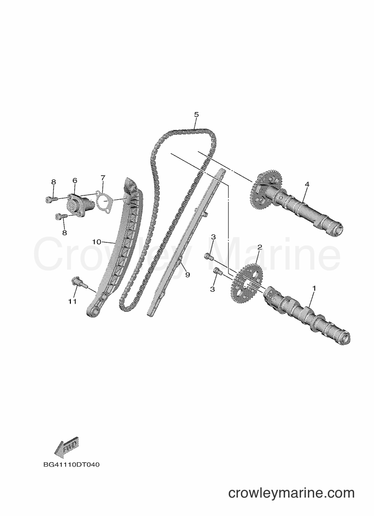 2019 ATV YXE850ENS - YXE850ENS (B8K1) [010] - CAMSHAFT & CHAIN
