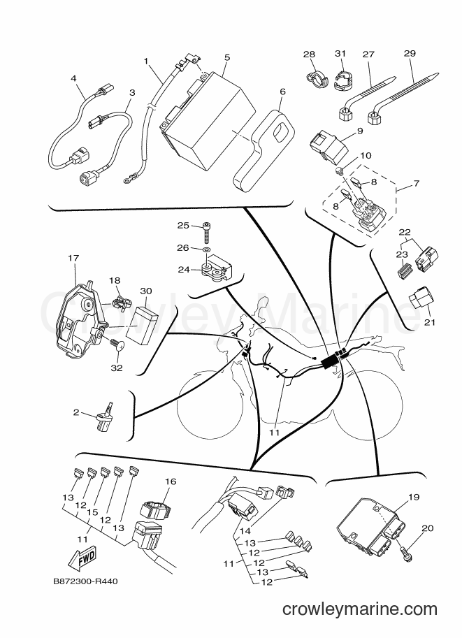 2016 Street Bike MT09 - MT09 (B872) [010] - ELECTRICAL 1
