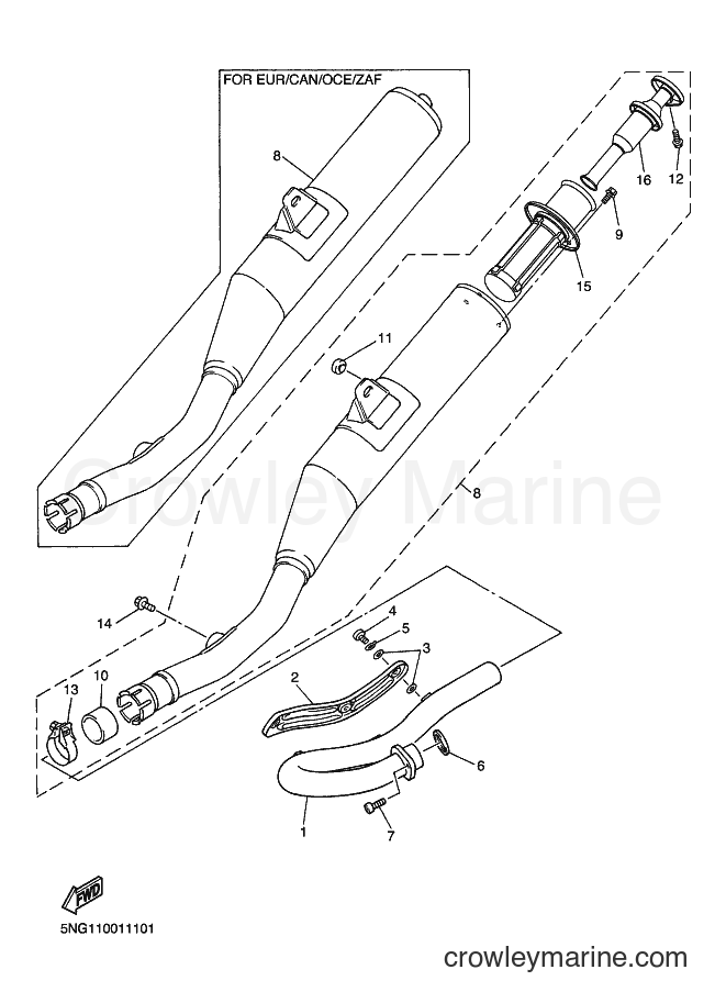 2001 Dirt Bike WR400F - WR400F (5GS9) [060] - EXHAUST