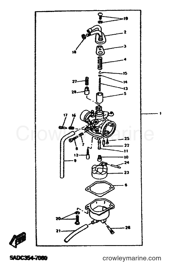 2001 Scooter YN50 - YN50 (5MRB) [010] - CARBURETOR